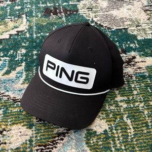Black PING Golf Hat